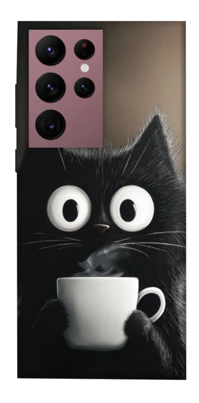Чохол на Samsung Galaxy S22 Ultra morning cat фото 1 з 1