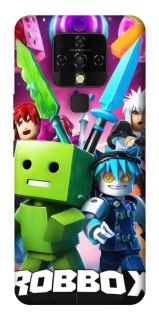 Чехол на TECNO Camon 16 SE Roblox gaming heroes фото 1 из 1