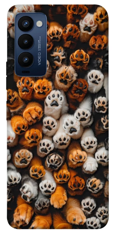 Чохол на TECNO Camon 18 Сat paws фото 1 з 1
