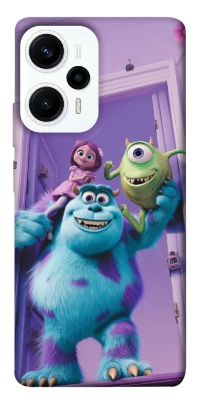 Чохол на Xiaomi Poco F5 / Note 12 Turbo Monsters friends фото 1 з 1