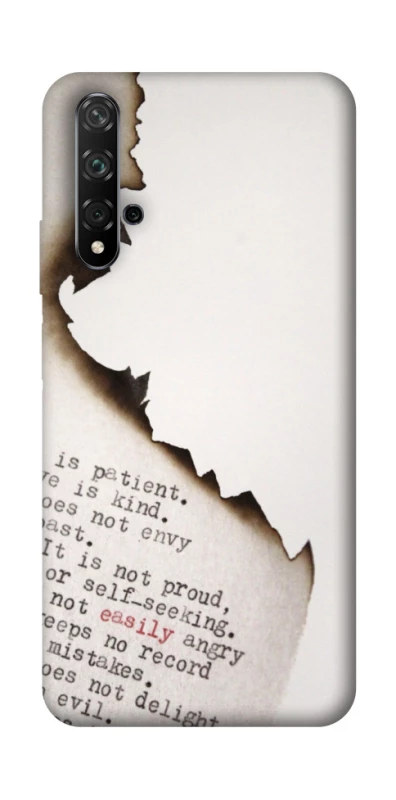 Чехол на Huawei Honor 20 / Nova 5T Стихи фото 1 из 1