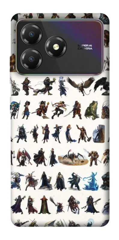 Чохол на ZTE Blade A36 Character Selection фото 1 з 1