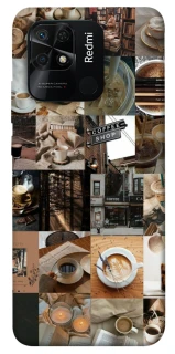 Чохол на Xiaomi Redmi 10C Coffee collage ver.3 фото 1 з 1
