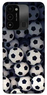 Чехол на TECNO Spark 8C Футбольные мячи фото 1 из 1