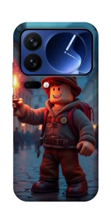 Чехол на Xiaomi 17 Pro Roblox Fire Logo Blue Flames фото 1 из 1