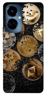 Чохол на TECNO Camon 19 Many coins v2 фото 1 з 1