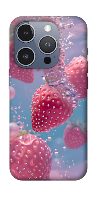 Чохол на Apple iPhone 16 Pro Полуниця в воді фото 1 з 1