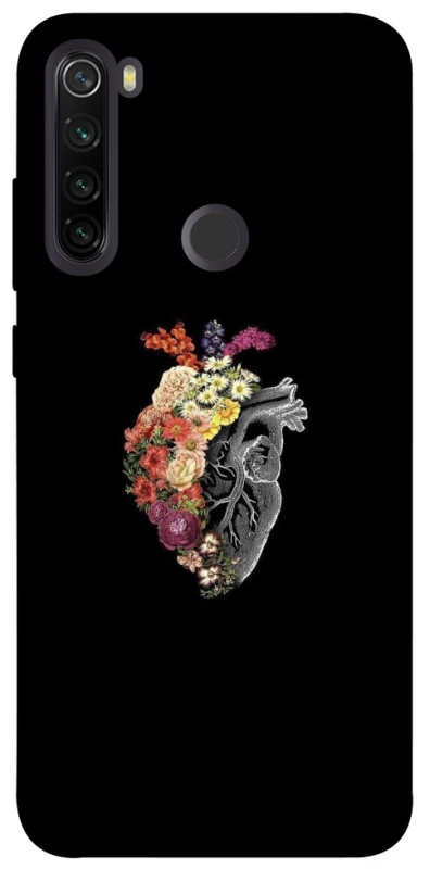 Чохол на Xiaomi Redmi Note 8T Heart with flowers фото 1 з 1