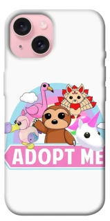Чехол на Apple iPhone 15 (6.1") Adopt Me Pets Logo фото 1 из 1
