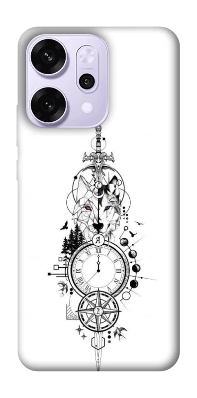 Чехол на Oppo Reno 14 Pro Tattoo ver.8 фото 1 из 1