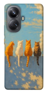 Чехол на Realme 10 Pro+ cats on wall фото 1 Чехол на Realme 10 Pro+ cats on wall фото 1 из 1