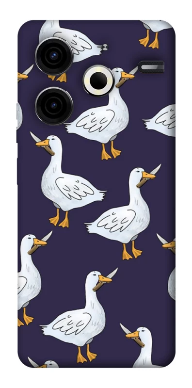 Чехол на TECNO Pova 6 Neo (LI6) Гуси с претензией фото 1 из 1