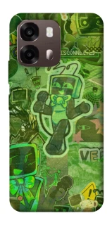 Чохол на Oppo A6 Dandysworld tv green theme фото 1 з 2