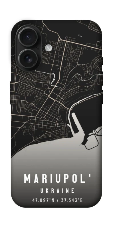 Чохол на Apple iPhone 16 Mariupol map фото 1 з 1