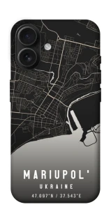Чохол на Apple iPhone 16 Mariupol map фото 1 з 1