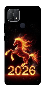Чохол на Oppo A15s / A15 Red Fire Horse ver.1 фото 1 з 1