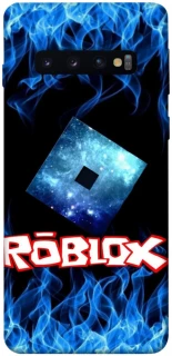 Чохол на Samsung Galaxy S10 Roblox Galaxy Flame Logo фото 1 з 1