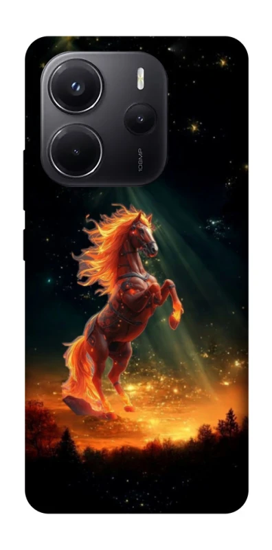 Чохол на Xiaomi Redmi Note 14 4G (Europe version) Red Fire Horse ver.2 фото 1 з 1