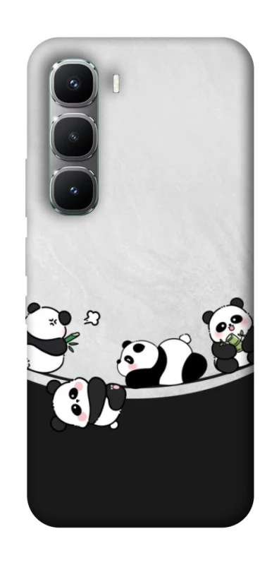 Чохол на Infinix Hot 60 Pro Four pandas фото 1 з 1