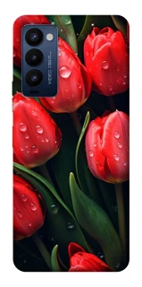 Чохол на TECNO Camon 18 Pro Червоні тюльпани фото 1 Чохол на TECNO Camon 18 Pro Червоні тюльпани фото 1 з 1