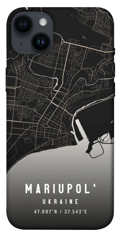 Чохол на Apple iPhone 14 Plus (6.7") Mariupol map фото 1 з 1