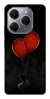 Чехол на TECNO Spark 20 Pro Reds Balloons фото 1 из 1