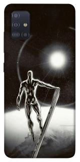 Чехол на Samsung Galaxy M51 Серебряный сёрфер фото 1 из 1