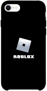 Чехол на Apple iPhone SE (2020) Roblox logo black фото 1 из 1