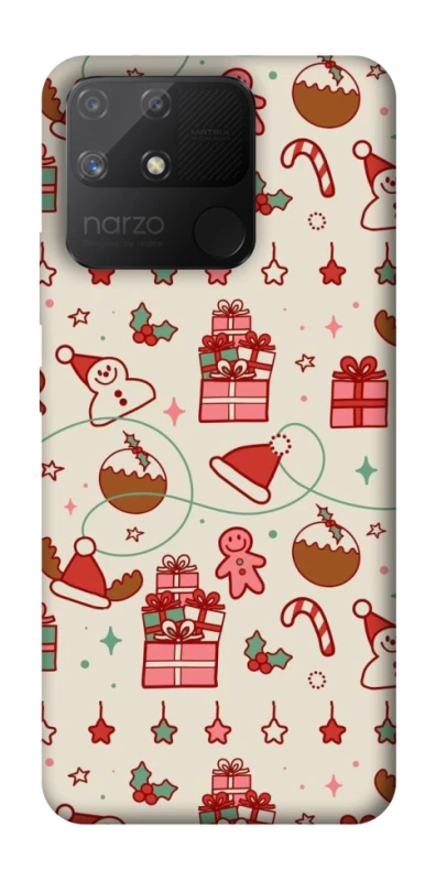 Чехол на Realme Narzo 50A Новогодний v14 фото 1 из 1