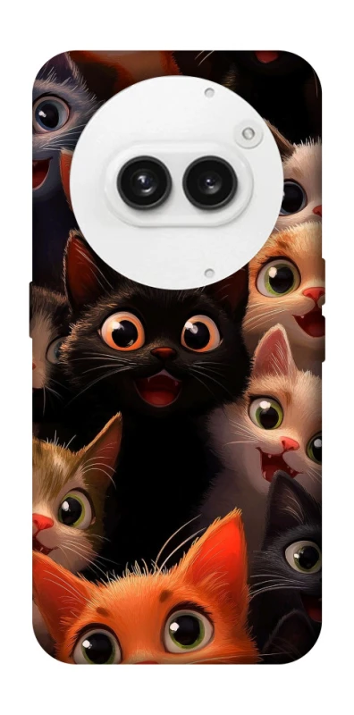 Чехол на Nothing Phone (2a) happy cats фото 1 из 1