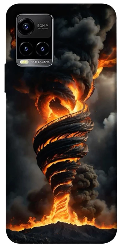 Чехол на Vivo Y21 / Y33s Огненный торнадо фото 1 из 1