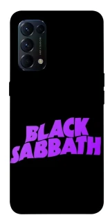 Чехол на Oppo Reno 5 4G Black Sabbath logo ver.1 фото 1 из 1