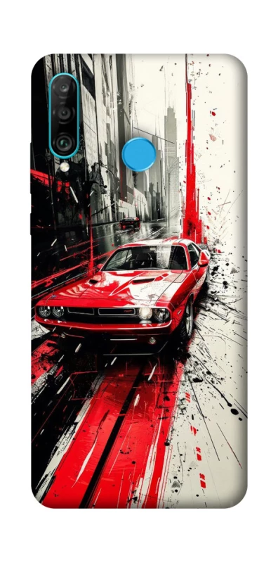 Чехол на Huawei P30 lite Painted Mustang фото 1 из 1
