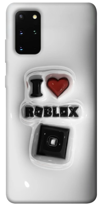 Чохол на Samsung Galaxy S20+ I love Roblox фото 1 з 1