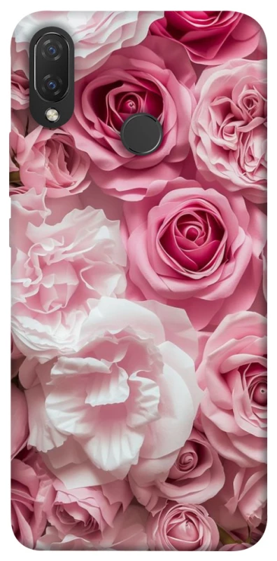 Чехол на Huawei P Smart+ (nova 3i) Розовые цветы фото 1 из 1