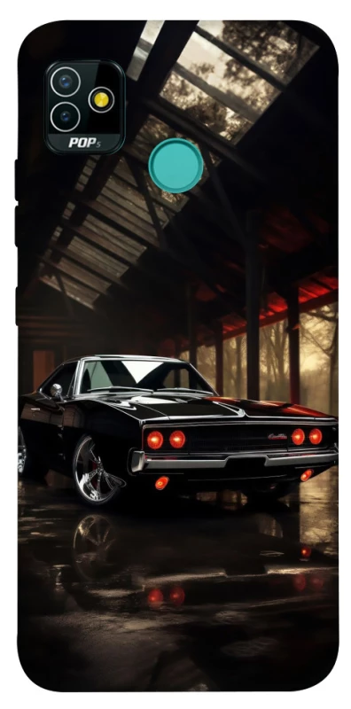 Чохол на TECNO POP 5 Black classic car фото 1 з 1