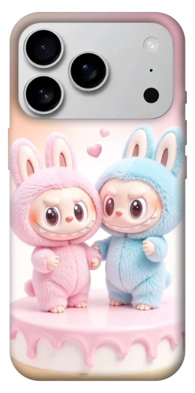 Чохол на Apple iPhone 17 Pro Max (6.9") Labubu Twins фото 1 з 1