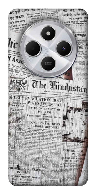 Чохол на Xiaomi Redmi 14C / Poco C75 Газети фото 1 з 1