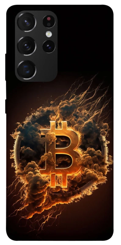 Чохол на Samsung Galaxy S21 Ultra Smoky Bitcoin фото 1 з 1