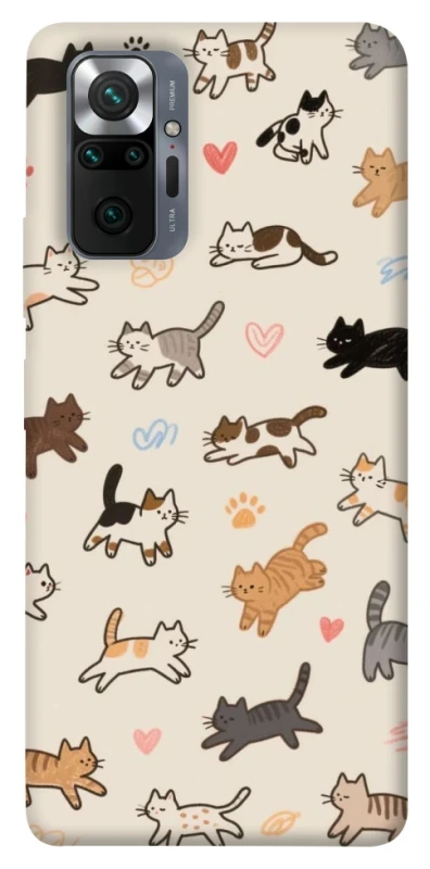 Чехол на Xiaomi Redmi Note 10 Pro Cat style ver.2 фото 1 из 1