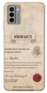 Чохол на Nokia G22 The Hogwarts acceptance letter фото 1 з 1