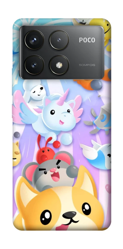 Чохол на Xiaomi Poco F6 Pro Adopt Me Rainbow Pet Parade фото 1 з 1
