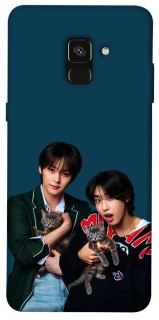 Чехол на Samsung A530 Galaxy A8 (2018) Lee Know and Han - Stray Kids фото 1 из 1