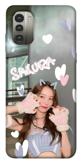 Чехол на Nokia G11 Sakura - LE SSERAFIM фото 1 из 1