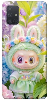 Чехол на Samsung Galaxy A71 Labubu & Flowers ver.2 фото 1 из 1