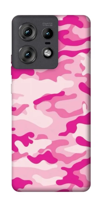 Чехол на Motorola Edge 50 Pro camouflage pink фото 1 из 1