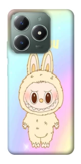Чохол на Realme C61 Fluffy Rainbow Labubu фото 1 з 1