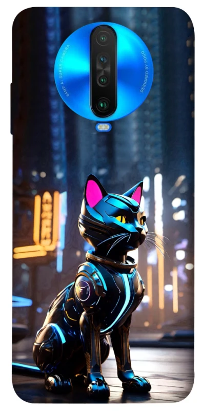 Чехол на Xiaomi Poco X2 Cyber cat фото 1 из 1