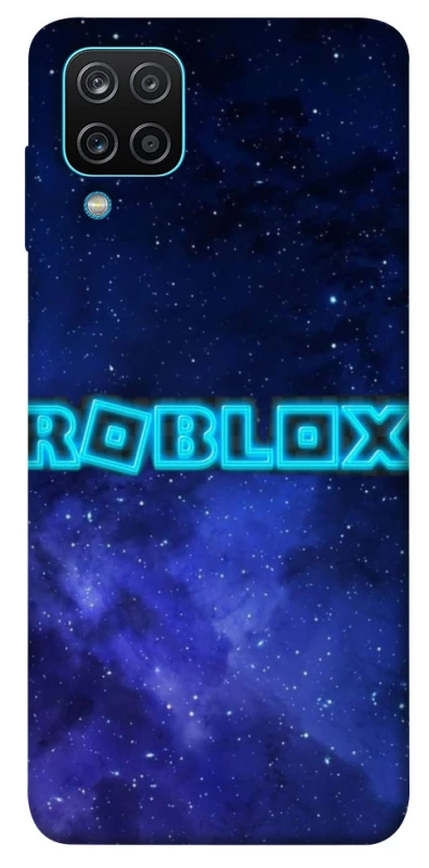 Чохол на Samsung Galaxy M12 Roblox Space Logo Blue фото 1 з 1