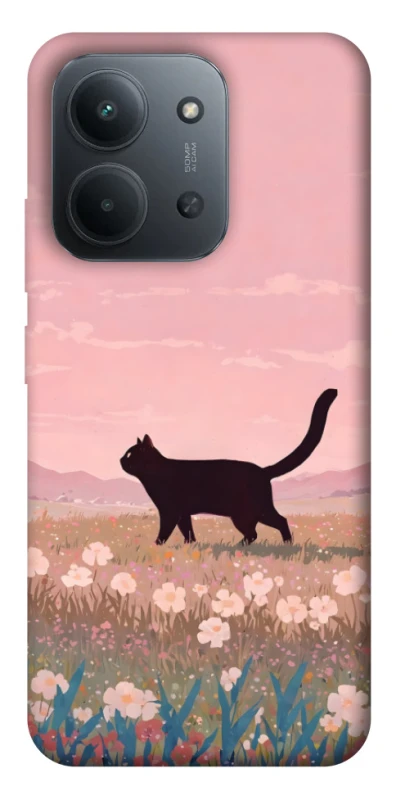 Чохол на Xiaomi Redmi 15C (EU) cat on a field фото 1 з 1